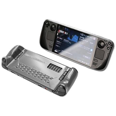 Custodia Protettiva In Tpu Per Steam Deck Oled - Protezione, Raffreddamento E Antiscivolo Black - Foto 2