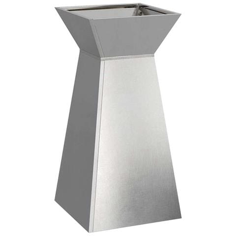Vaso a Pilastro Argento 35 x 35 x 73 cm Acciaio - Foto 1