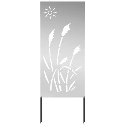 Schermo per privacy in giardino Traforo Argento 50 x 140 cm - Foto 1