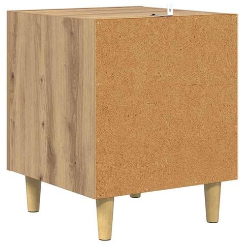 Armadio da Notte 2 pcs Rovere artigianale 40 x 40 x 50 cm - Foto 9