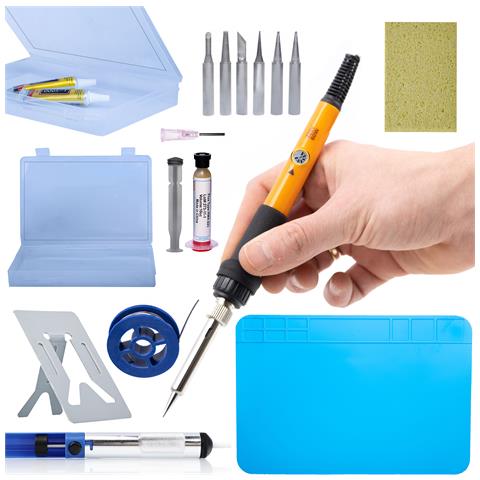 Set Di Saldatura Op60w - Precisione E Regolazione Temperatura | 60w, 200-450°c | Per Lavori Elettronici E Riparazioni - Foto 1