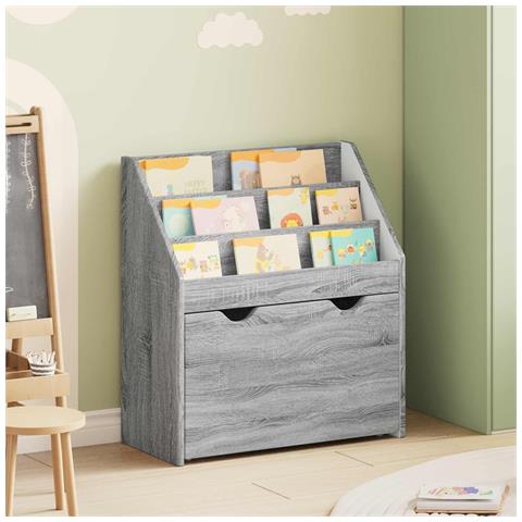 Libreria per Bambini Grigio Sonoma 60 x 29,5 x 69 cm - Foto 2