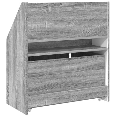 Libreria per Bambini Grigio Sonoma 60 x 29,5 x 69 cm - Foto 9