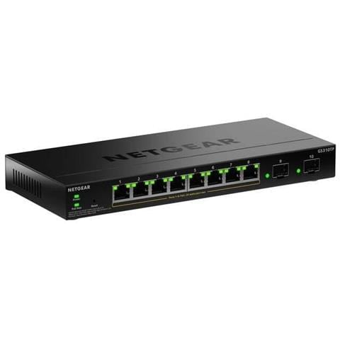 GS310TPv2 Gestito L2/L3 Gigabit Ethernet (10/100/1000) Supporto Power over Ethernet (PoE) Desktop Nero - Foto 1