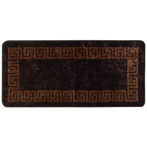 Runner Tappeto MARSA Nero 50 x 100 cm Poliestere e PVC - Foto 1