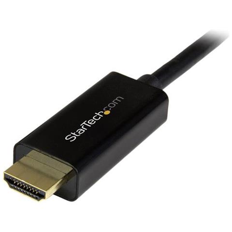 Cavo convertitore adattatore DisplayPort a HDMI con cavo integrato - DP a HDMI da 2m - 4K - Foto 2