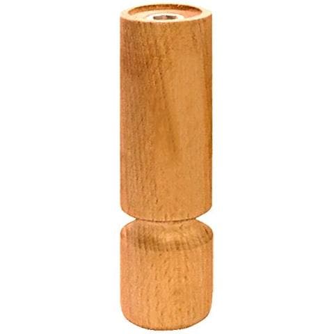 19940941 Piedino in legno serie "Birillo" - Ø 40 - H. 130 mm. - naturale - Foto 1