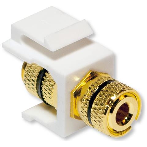 IWP-ADAP-AUDB - Adattatore Keystone con Terminali a Morsetto Nero - Foto 1