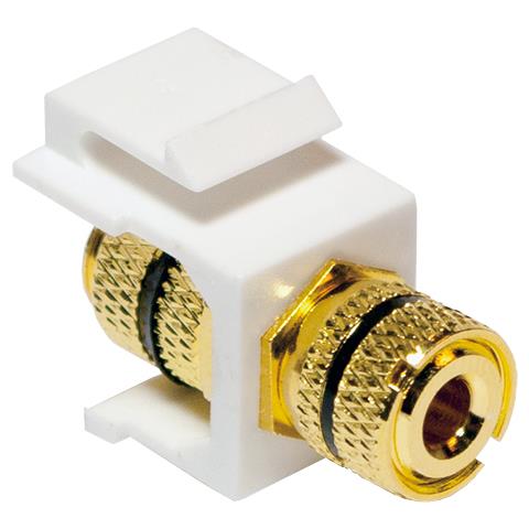 IWP-ADAP-AUDB - Adattatore Keystone con Terminali a Morsetto Nero - Foto 2