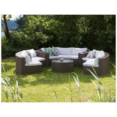 Set Da Giardino In Rattan Marrone Severo - Foto 28