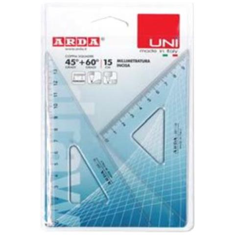 Conf2 Squadre Uni 45°e 60° 12cm - Foto 1