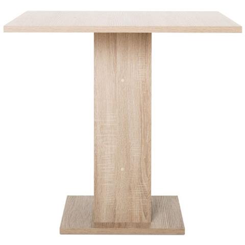 Tavolo Da Pranzo Quadrato Rovere Sonoma 80x80xh. 75 Cm - Foto 1
