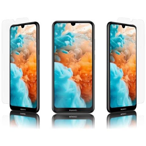 Pellicola Huawei Y6 2019 Protezione Vetro 9h Anti Rottura Trasparente Qdos - Foto 8