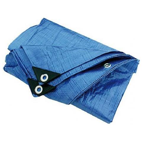 Telone Telo Occhiellato 8x12mt Polietilene Rinforzato Bordato Copertura 180gr / mq - Foto 2