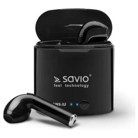 Auricolari Bluetooth Savio Tws-02 Blu - Foto 2