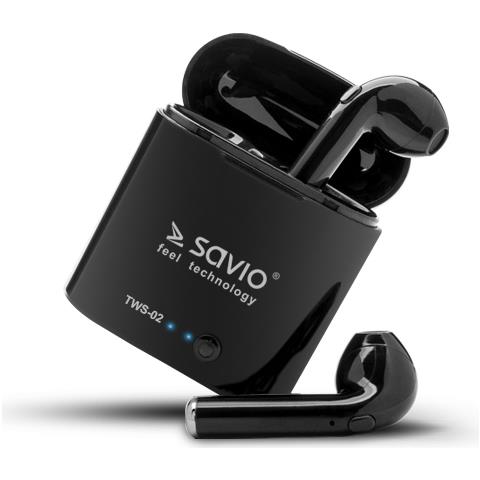 Auricolari Bluetooth Savio Tws-02 Blu - Foto 1