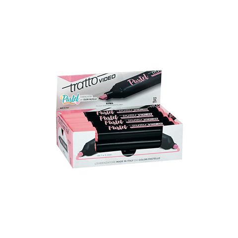 Evidenziatore Tratto Video Pastel Rosa Pompelmo - Foto 1