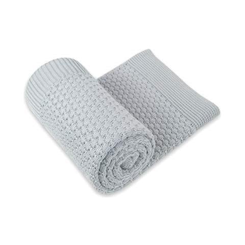 Coperta In 100% Bambù, Lavorata A Maglia, Per Ragazzi E Ragazze, Morbida E Morbida, Ideale Per La Casa, Adatta Per Persone Allergiche, Dimensioni Naturali 80 X 100 Cm - Foto 4