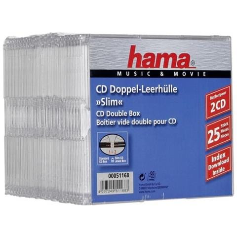 00051168 Slimline case 2dischi Trasparente custodia CD / DVD - Foto 2