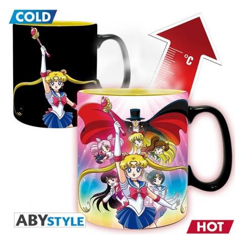 Sailor Moon Mug Heat Change Group - Tazza Gruppo Sailor - 460 Ml - - Foto 1