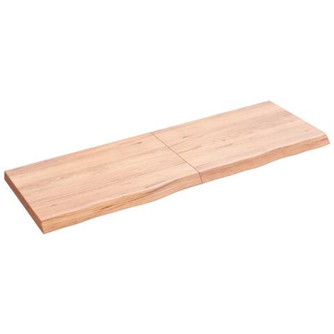 Ripiano Muro Marrone 120x40x (2-4) cm Massello Rovere Trattato - Foto 1