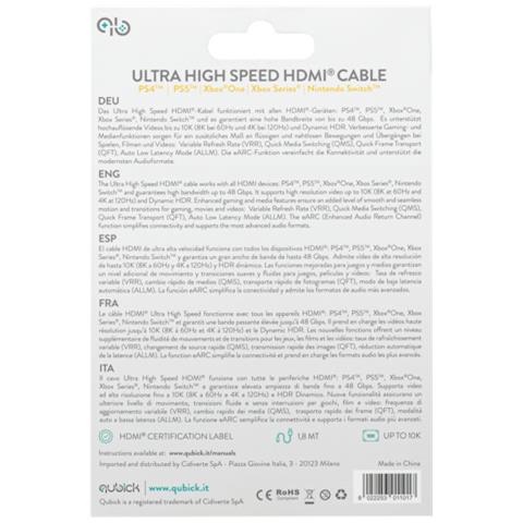 ACMU0021 cavo HDMI 1,8 m HDMI tipo A (Standard) Nero - Foto 4