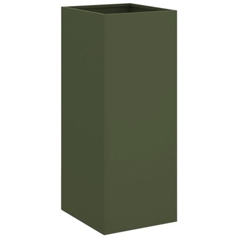 Fioriera Verde Oliva 32x29x75 cm in Acciaio - Foto 1