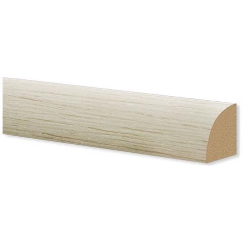 Basolino In Polimeri Equalwood Hi-tec 19x19x2000mm Allumino, Bianco E Altre Essenze - Rovere Sbiancato - Foto 1