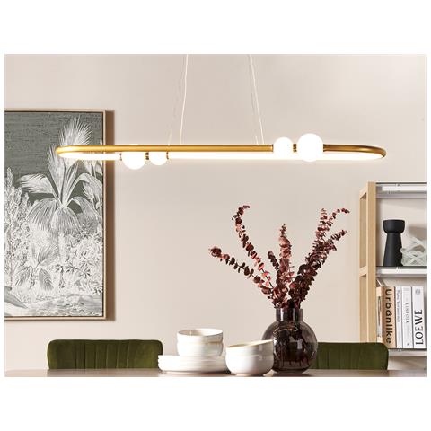 Lampadario A Led Feale Metallo Oro - Foto 1
