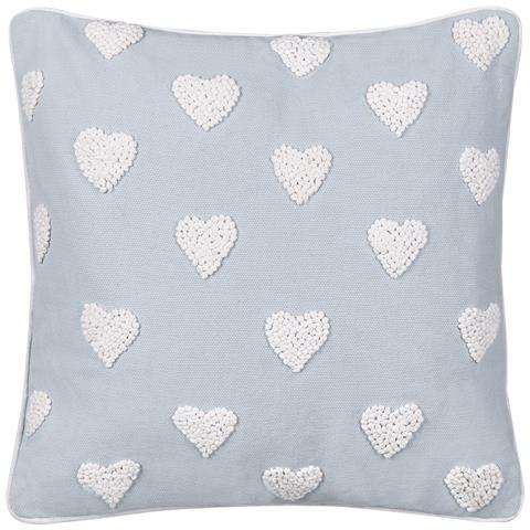 Set Di 2 Cuscini Gazania Cotone 45 X 45 Cm Grigio Chiaro - Foto 2