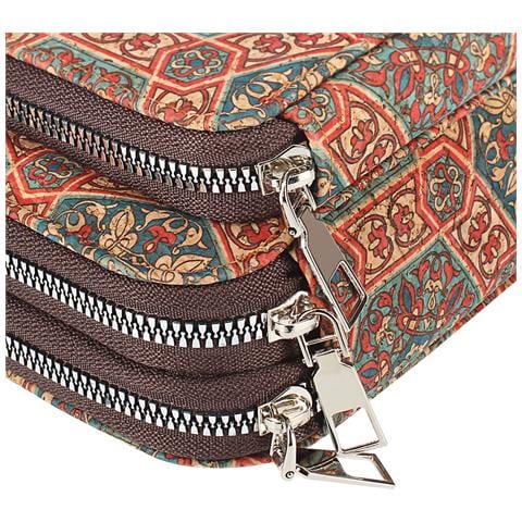 Pochette In Sughero, Collezione Corkart, Chiusure A Zip - Foto 2