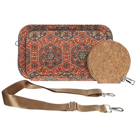 Pochette In Sughero, Collezione Corkart, Chiusure A Zip - Foto 1