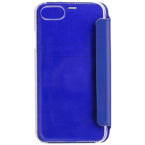 Custodia Per Iphone 6/7/8/se (2022) Premium In Pelle Con Retro Cristal, Blu Marine - Foto 2