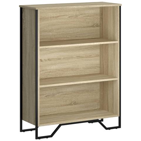 Libreria Rovere Sonoma 80x31x106 Cm In Legno Multistrato - Foto 2