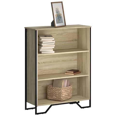 Libreria Rovere Sonoma 80x31x106 Cm In Legno Multistrato - Foto 1