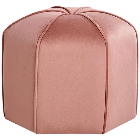Pouf Wishek Velluto Rosa - Foto 2