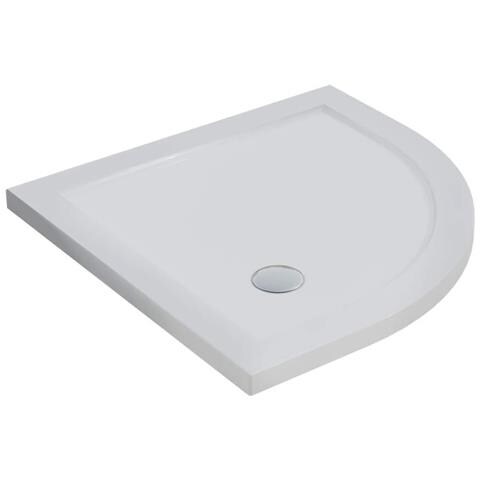 Piatto Doccia Slim Ultraforte Semicircolare Angolare Per Box Doccia Giglio 80x80 Cm Brixo - Foto 2