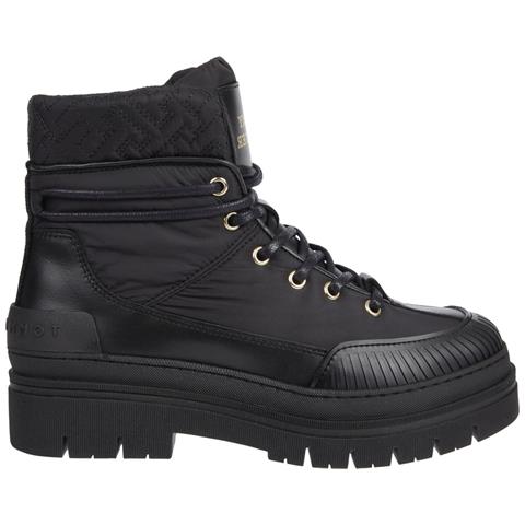 Monogram Outdoor Boot Stivaletti Cotone Scarpe Donna Nero Eu 37, Fw0fw07502 Bds - Foto 2