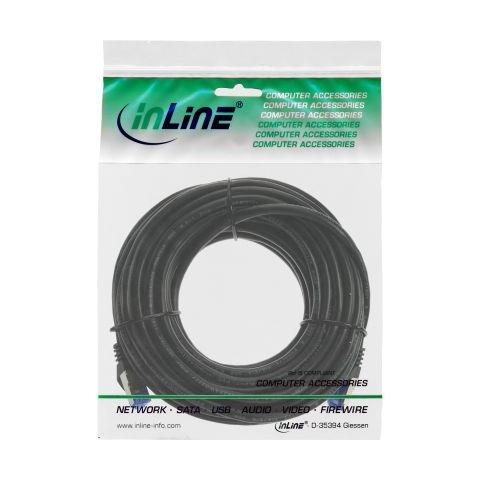 Cavo patch armato, U /FTP, Cat. 6A, nero, 10m - Foto 1