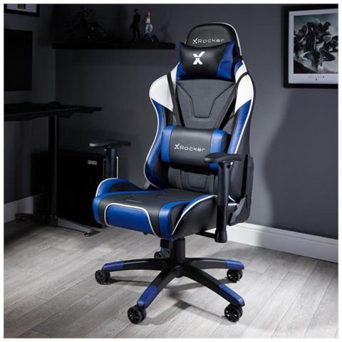 X Rocker Agility Esports Sedia Da Ufficio E Computer Seduta Imbottita Schienale Imbottito - Foto 1