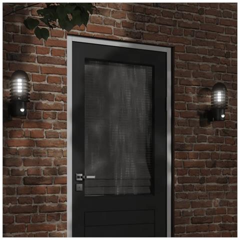 Applique Da Esterno Con Sensore Nera In Acciaio Inossidabile - Foto 7