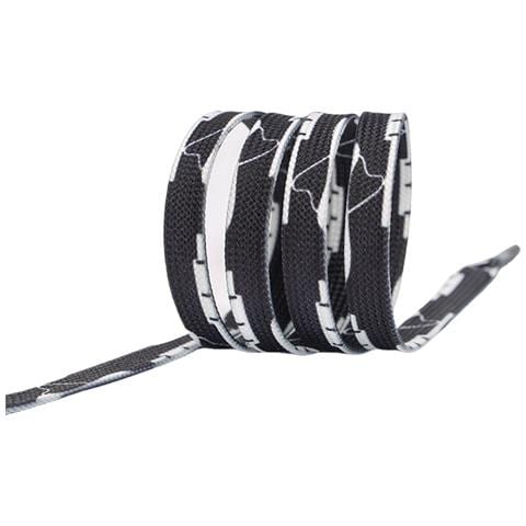 Lacci Per Scarpe Con Orecchie Bianche E Nere  L - Foto 1