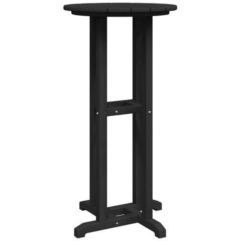 Tavolo Bar Nero 55x55x107 cm HDPE - Foto 1