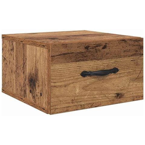 Armadio da Notte con cassetto Legno vecchio 35 x 35 x 20 cm - Foto 1