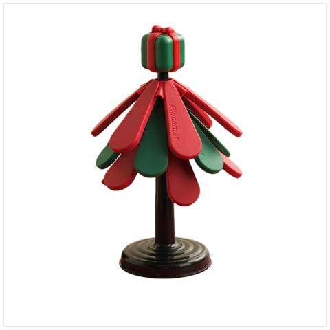 Sottopentola Albero Di Natale: Tappetino Isolante In Silicone Resistente Al Calore E Antiscivolo - Foto 1