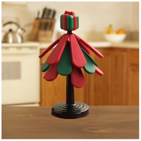 Sottopentola Albero Di Natale: Tappetino Isolante In Silicone Resistente Al Calore E Antiscivolo - Foto 2
