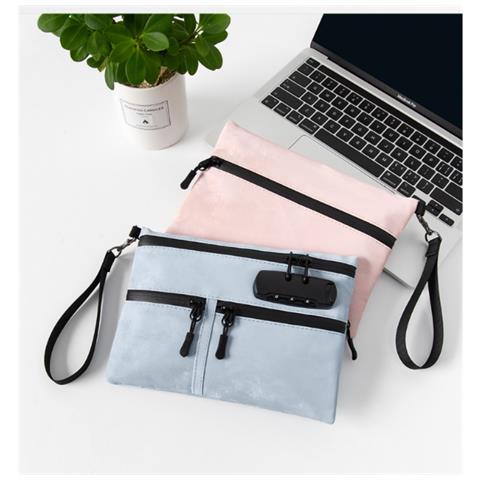 Borsa Multifunzionale Con Serratura A Combinazione - Proteggi I Tuoi Oggetti Essenziali Blue - Foto 5