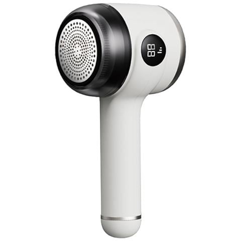 Levapelucchi Digitale Ricaricabile Con Schermo Led E 3 Velocità Per Tessuti White - Foto 1