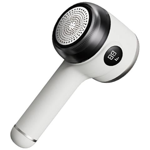 Levapelucchi Digitale Ricaricabile Con Schermo Led E 3 Velocità Per Tessuti White - Foto 2