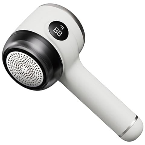 Levapelucchi Digitale Ricaricabile Con Schermo Led E 3 Velocità Per Tessuti White - Foto 4